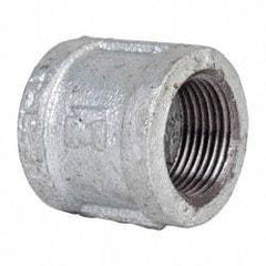 B&K Mueller - Class 150, 1" Galvanized Pipe Coupling (Right Hand) - Threaded, Malleable Iron - Industrial Tool & Supply