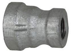 B&K Mueller - Class 150, 1/4 x 1/8" Galvanized Pipe Reducing Coupling - Threaded, Malleable Iron - Industrial Tool & Supply