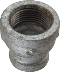 B&K Mueller - Class 150, 3/4 x 3/8" Galvanized Pipe Reducing Coupling - Threaded, Malleable Iron - Industrial Tool & Supply
