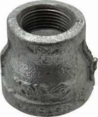B&K Mueller - Class 150, 1 x 3/4" Galvanized Pipe Reducing Coupling - Threaded, Malleable Iron - Industrial Tool & Supply