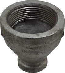 B&K Mueller - Class 150, 1-1/2 x 1/2" Galvanized Pipe Reducing Coupling - Threaded, Malleable Iron - Industrial Tool & Supply