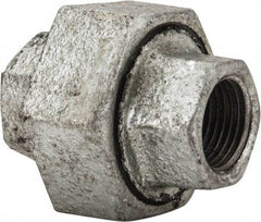 B&K Mueller - Class 150, 3/8" Galvanized Pipe Union - Threaded, Malleable Iron - Industrial Tool & Supply