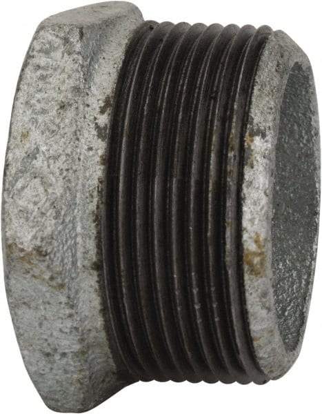 B&K Mueller - Class 150, 1-1/2 x 1-1/4" Galvanized Pipe Hex Bushing - Threaded, Malleable Iron - Industrial Tool & Supply