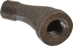 B&K Mueller - Size 1/8", Class 150, Malleable Iron Black Pipe 45° Street Elbow - 150 psi, Threaded End Connection - Industrial Tool & Supply