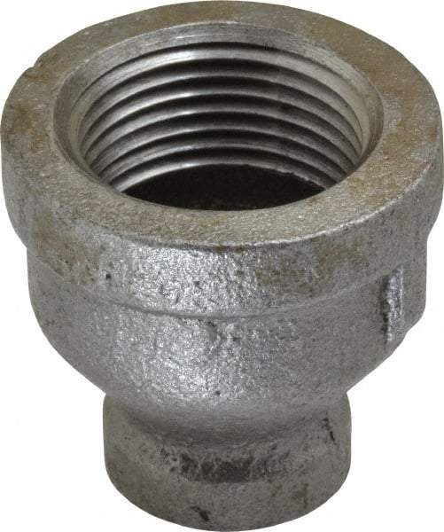 B&K Mueller - Size 3/4 x 1/4", Class 150, Malleable Iron Black Pipe Reducing Coupling - 150 psi, Threaded End Connection - Industrial Tool & Supply
