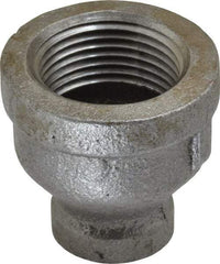 B&K Mueller - Size 3/4 x 1/4", Class 150, Malleable Iron Black Pipe Reducing Coupling - 150 psi, Threaded End Connection - Industrial Tool & Supply