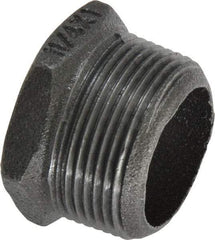B&K Mueller - Size 1-1/4 x 1", Class 150, Malleable Iron Black Pipe Hex Bushing - 150 psi, Threaded End Connection - Industrial Tool & Supply