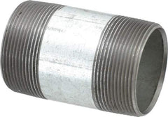 B&K Mueller - Schedule 40, 2 x 3-1/2" Galvanized Pipe Nipple - Threaded Steel - Industrial Tool & Supply