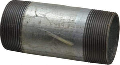 B&K Mueller - Schedule 40, 2 x 5" Galvanized Pipe Nipple - Threaded Steel - Industrial Tool & Supply