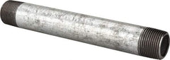 B&K Mueller - Schedule 40, 3/4 x 7" Galvanized Pipe Nipple - Threaded Steel - Industrial Tool & Supply
