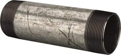 B&K Mueller - Schedule 40, 2 x 7" Galvanized Pipe Nipple - Threaded Steel - Industrial Tool & Supply