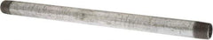 B&K Mueller - Schedule 40, 3/8 x 10" Galvanized Pipe Nipple - Threaded Steel - Industrial Tool & Supply