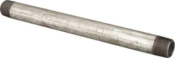 B&K Mueller - Schedule 40, 3/4 x 11" Galvanized Pipe Nipple - Threaded Steel - Industrial Tool & Supply