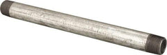 B&K Mueller - Schedule 40, 3/4 x 11" Galvanized Pipe Nipple - Threaded Steel - Industrial Tool & Supply
