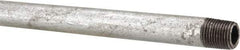 B&K Mueller - Schedule 40, 1/8 x 12" Galvanized Pipe Nipple - Threaded Steel - Industrial Tool & Supply