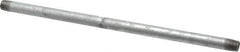 B&K Mueller - Schedule 40, 1/4 x 12" Galvanized Pipe Nipple - Threaded Steel - Industrial Tool & Supply