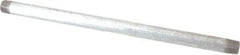 B&K Mueller - Schedule 40, 3/8 x 12" Galvanized Pipe Nipple - Threaded Steel - Industrial Tool & Supply