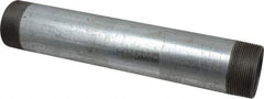 B&K Mueller - Schedule 40, 2 x 12" Galvanized Pipe Nipple - Threaded Steel - Industrial Tool & Supply