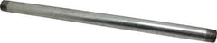 B&K Mueller - Schedule 40, 3/4 x 18" Galvanized Pipe Nipple - Threaded Steel - Industrial Tool & Supply