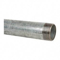 B&K Mueller - Schedule 40, 2 x 18" Galvanized Pipe Nipple - Threaded Steel - Industrial Tool & Supply