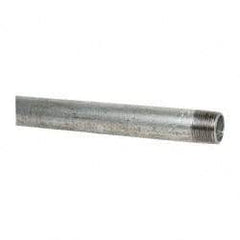B&K Mueller - Schedule 40, 3/4 x 24" Galvanized Pipe Nipple - Threaded Steel - Industrial Tool & Supply