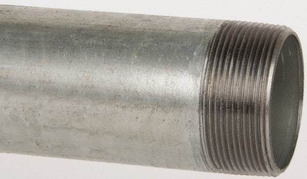 B&K Mueller - Schedule 40, 2 x 30" Galvanized Pipe Nipple - Threaded Steel - Industrial Tool & Supply