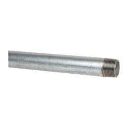 B&K Mueller - Schedule 40, 3/4 x 36" Galvanized Pipe Nipple - Threaded Steel - Industrial Tool & Supply