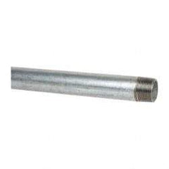B&K Mueller - Schedule 40, 3/4 x 36" Galvanized Pipe Nipple - Threaded Steel - Industrial Tool & Supply