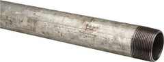 B&K Mueller - Schedule 40, 1-1/4 x 36" Galvanized Pipe Nipple - Threaded Steel - Industrial Tool & Supply