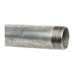 B&K Mueller - Schedule 40, 2 x 36" Galvanized Pipe Nipple - Threaded Steel - Industrial Tool & Supply