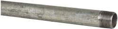 B&K Mueller - Schedule 40, 1 x 48" Galvanized Pipe Nipple - Threaded Steel - Industrial Tool & Supply