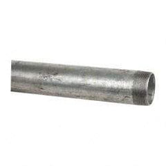 B&K Mueller - Schedule 40, 2 x 60" Galvanized Pipe Nipple - Threaded Steel - Industrial Tool & Supply