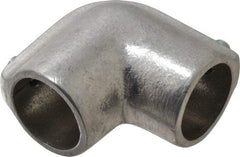 PRO-SAFE - 1" Pipe, 90° Elbow, Malleable Iron Elbow Pipe Rail Fitting - Galvanized Finish - Industrial Tool & Supply