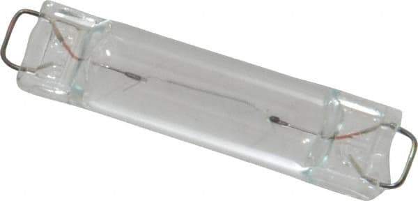 Made in USA - 12 Volt, Automotive Automotive Miniature Lamp - 12.42 Watt, Clear - Industrial Tool & Supply