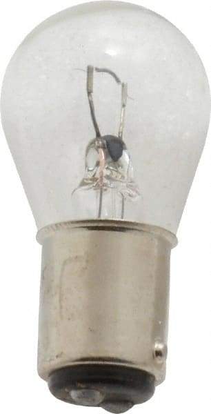 Value Collection - 12 Volt, Stop & Flasher Automotive Miniature Lamp - 23.04 Watt, Clear - Industrial Tool & Supply