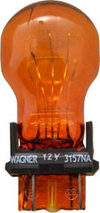 Value Collection - 12 Volt, Park & Signal Automotive Miniature Lamp - 26.88/8.26 Watt, Amber - Industrial Tool & Supply