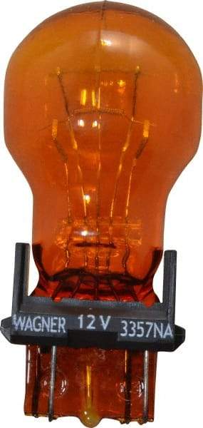 Value Collection - 12 Volt, Park & Signal Automotive Miniature Lamp - 28.54/8.26 Watt, Amber - Industrial Tool & Supply