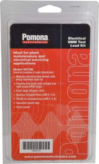 Pomona - Electrical Test Equipment Leads Set - Use with AmProbes Multimeters, Fluke Multimeters, H.P. Multimeters, Tektronix Multimeters, Wavetek Digital Multimeters - Industrial Tool & Supply