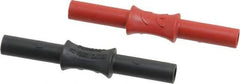 Pomona - Black/Red Electrical Test Equipment Coupler - Use with Digital Multimeters, Test Leads - Industrial Tool & Supply