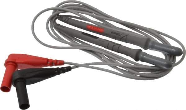 Pomona - Red/Black Electrical Test Equipment Probe - Use with Digital Multimeters - Industrial Tool & Supply