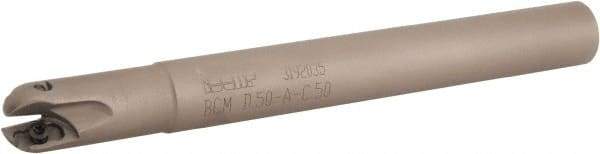 Iscar - 1/2" Cut Diam, 0.4" Max Depth of Cut, 1/2" Shank Diam, 4.72" OAL, Indexable Ball Nose End Mill - 1.18" Head Length, Straight Shank, BCM Toolholder, BCR... Insert - Industrial Tool & Supply