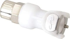 CPC Colder Products - 3/8" OD, Acetal Push-to-Connect Male Connector - 120 Max psi, White - Industrial Tool & Supply