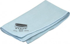 Rubbermaid - Dry Microfiber Wipes - 16" x 16" Sheet Size, Blue - Industrial Tool & Supply