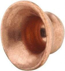 Parker - 3/4" Tube OD, 45° Brass Flared Tube Seal Bonnet - Flare Ends - Industrial Tool & Supply