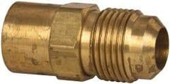 Parker - 5/8" Tube OD, 45° Brass Flared Tube Flare To Solder - 7/8-14 UNF - Industrial Tool & Supply