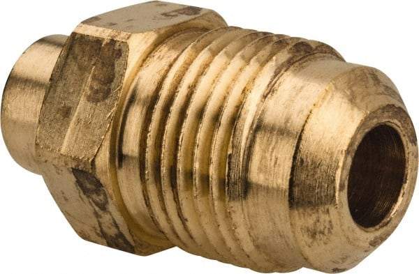 Parker - 1/2" Tube OD, 45° Brass Flared Tube Flare To Solder - 3/4-16 UNF - Industrial Tool & Supply