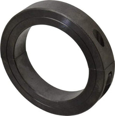 Climax Metal Products - 3-3/16" Bore, Steel, Two Piece Clamp Collar - 4-1/2" Outside Diam, 7/8" Wide - Industrial Tool & Supply