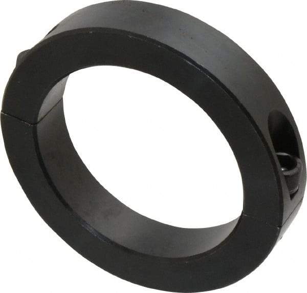 Climax Metal Products - 3-1/4" Bore, Steel, Two Piece Clamp Collar - 4-1/2" Outside Diam, 7/8" Wide - Industrial Tool & Supply