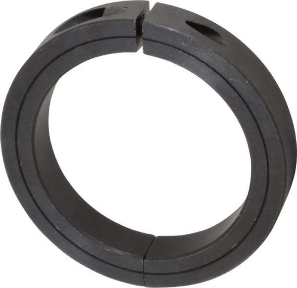 Climax Metal Products - 3-15/16" Bore, Steel, Two Piece Clamp Collar - 5-1/4" Outside Diam, 7/8" Wide - Industrial Tool & Supply