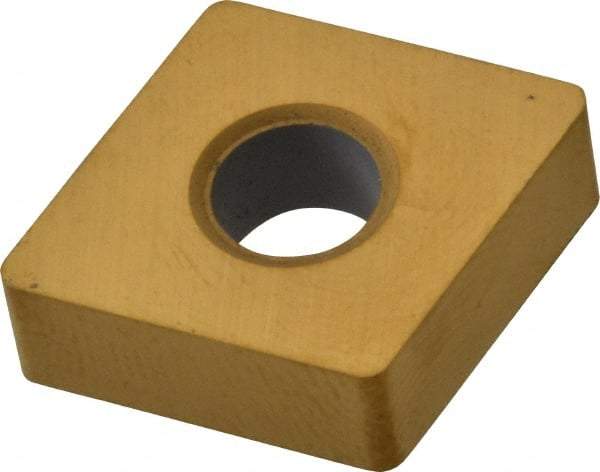 Kennametal - CNMA432 Grade KC730 Carbide Turning Insert - TiN Finish, 80° Diamond, 1/2" Inscr Circle, 3/16" Thick, 1/32" Corner Radius - Industrial Tool & Supply